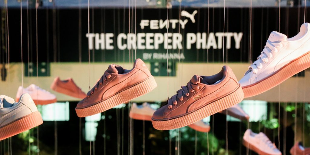 Rihanna Brings Fenty x PUMA to London with The Creeper Phatty Earth Tone Experience