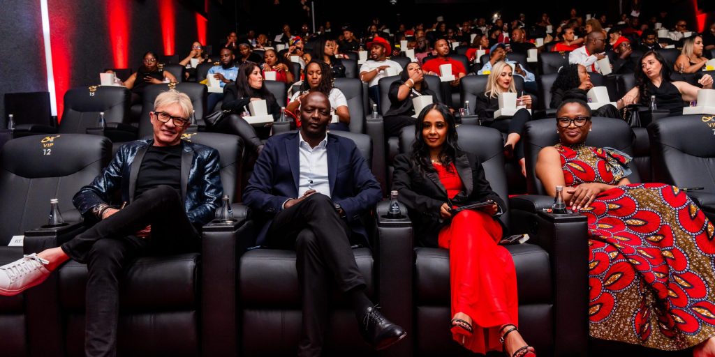 From left to right- Bertus van der Walt, Sitoyo Lopokoiyit, Candice Thurston, and Erica Bopape- all from Absa.