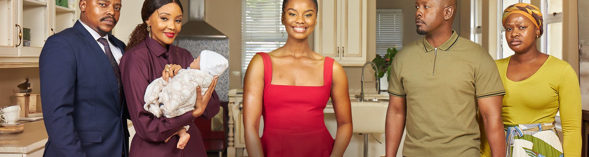 Inimba cast L-R Loyiso, Lunathi, Ayakha, Sisa and Zenande Final