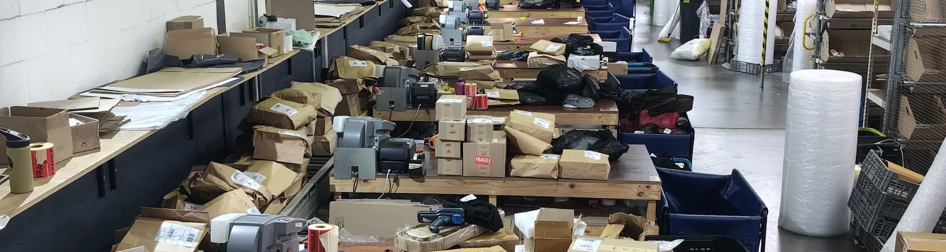 Online picking and wrapping at CUMI DC