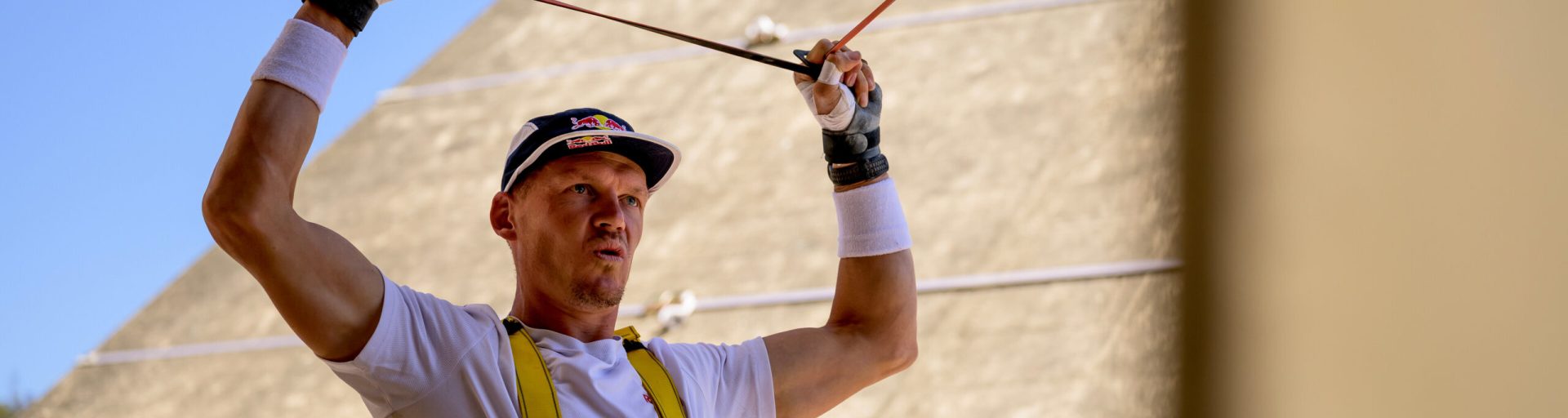 Thomas Van Tonder is seen during preparation for Red Bull Bridge Bars at Bloukrans Bridge in South Africa, on September 30, 2026. // Craig Kolesky / Red Bull Content Pool // SI202610190062 // Usage for editorial use only //