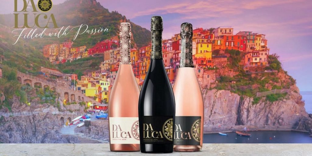 Soak up the essence of ‘La Dolce Vita Under the Da Luca Sun’ with Da Luca Sparkling Rosé, Da Luca Prosecco and Da Luca Prosecco Rosé